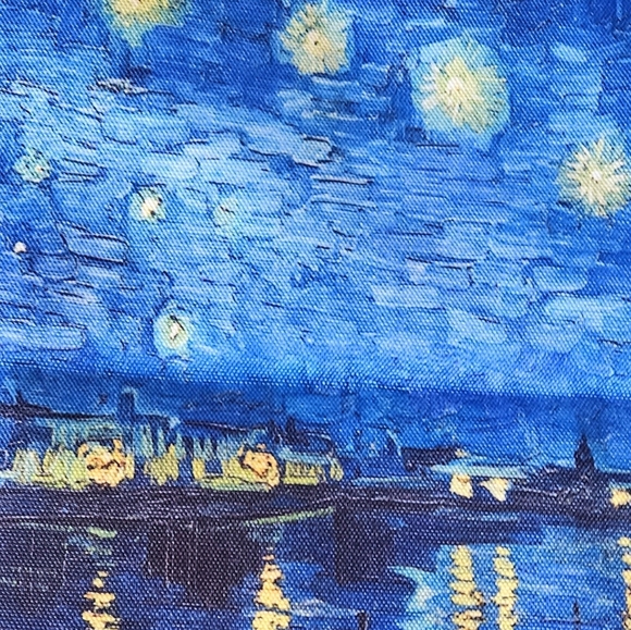 Van Gogh Starry Night Tote Bag - Picture 4 of 5